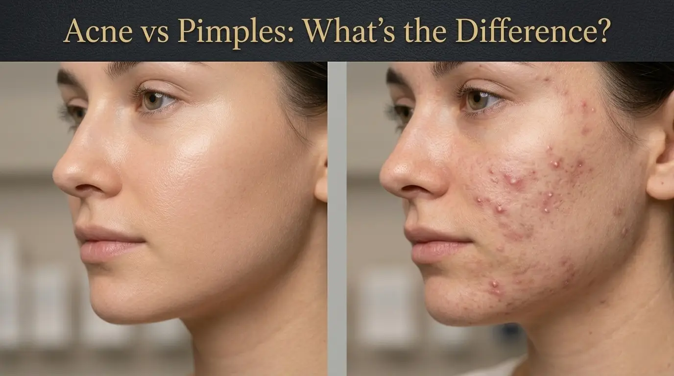 Acne vs Pimples