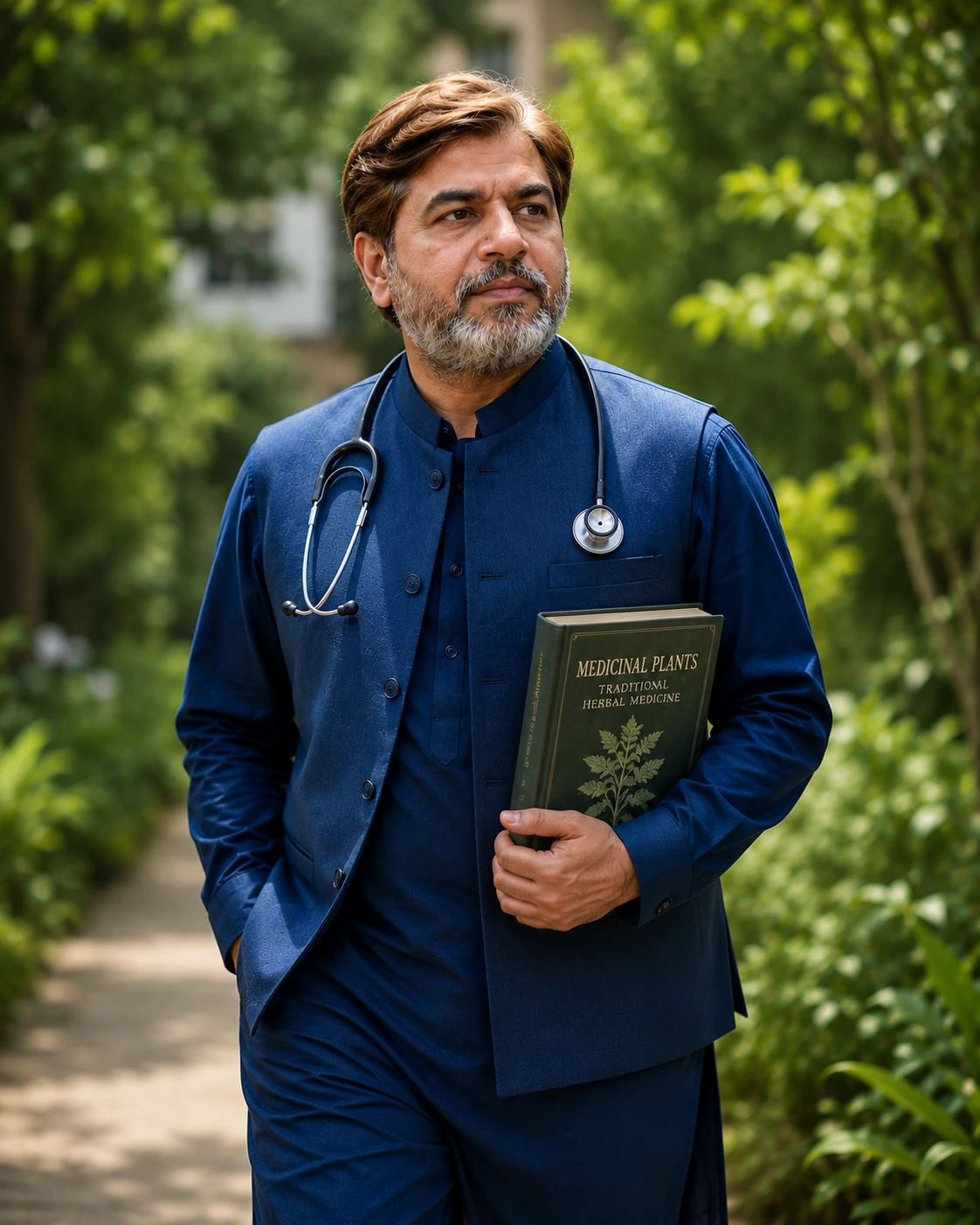 About Dr Aamir Raza Dr Aamir Raza Holding Materia Medica book in his left hand