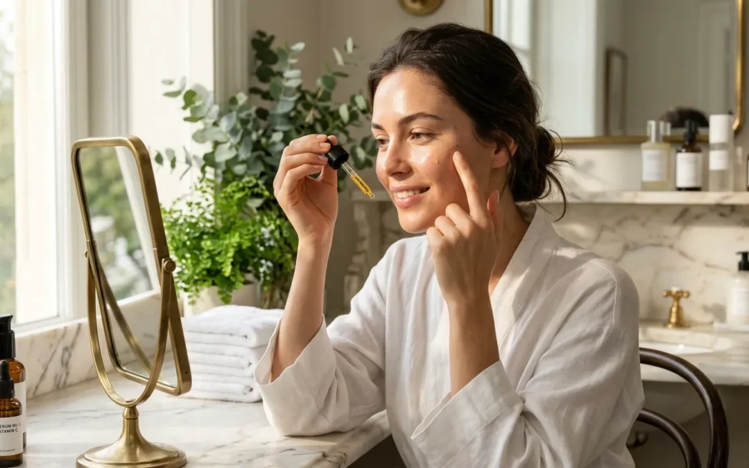 Vitamin C supports brighter skin, collagen production, and antioxidant protection when used consistently.